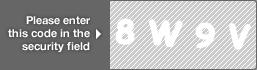 captcha code for visual authentication  number 8 letter W number 9 letter V
