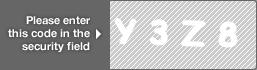 captcha code for visual authentication  letter Y number 3 letter Z number 8