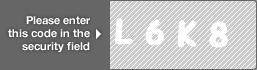 captcha code for visual authentication  letter L number 6 letter K number 8