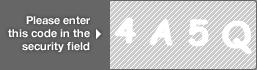 captcha code for visual authentication  number 4 letter A number 5 letter Q