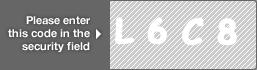 captcha code for visual authentication  letter L number 6 letter C number 8