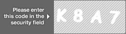 captcha code for visual authentication  letter K number 8 letter A number 7