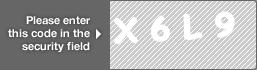 captcha code for visual authentication  letter X number 6 letter L number 9