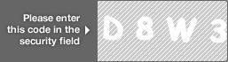 captcha code for visual authentication  letter D number 8 letter W number 3