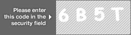 captcha code for visual authentication  number 6 letter B number 5 letter T