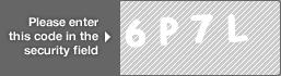 captcha code for visual authentication  number 6 letter P number 7 letter L