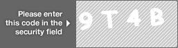 captcha code for visual authentication  number 9 letter T number 4 letter B